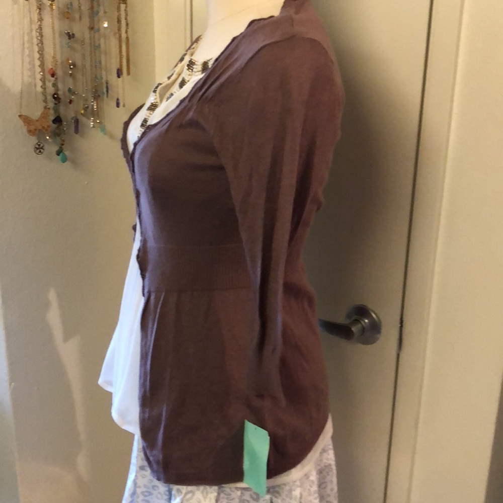 Violet cardigan